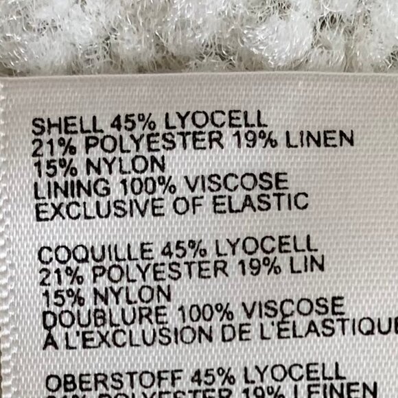 NWT Anthropologie Shirred Striped Peplum Cropped Top, Size Small, Pink/White - Picture 6 of 8